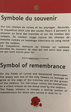 Charger l&#39;image dans la galerie, Broche coquelicot - fait main - coton certifié GOTS
